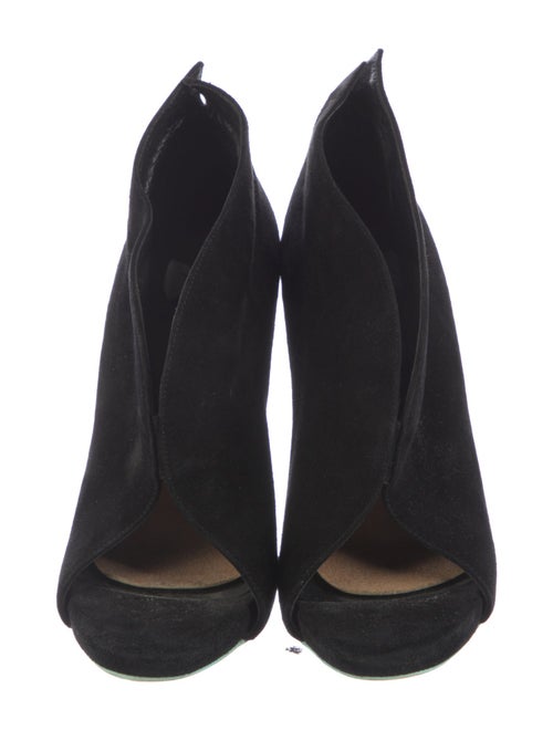 Alexis Mabille Suede Slingback Sandals