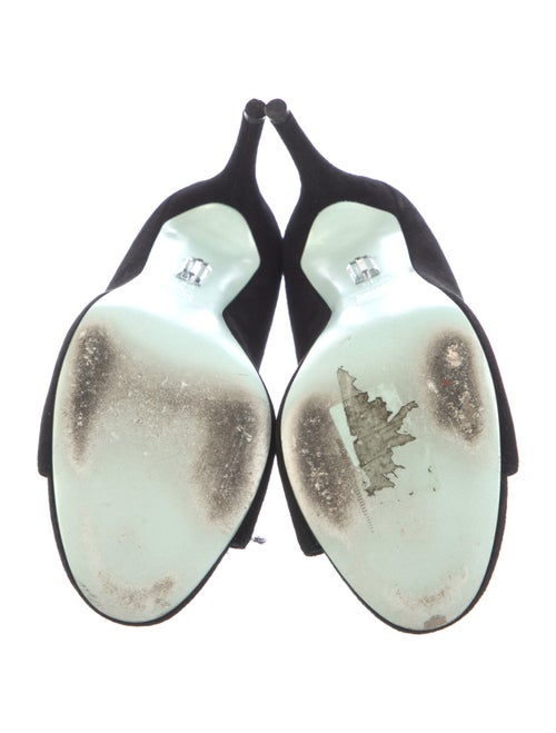 Alexis Mabille Suede Slingback Sandals