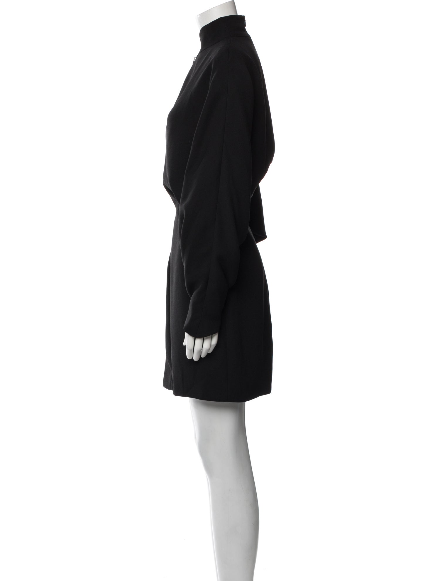 Alexis Mabille Mock Neck Mini Dress