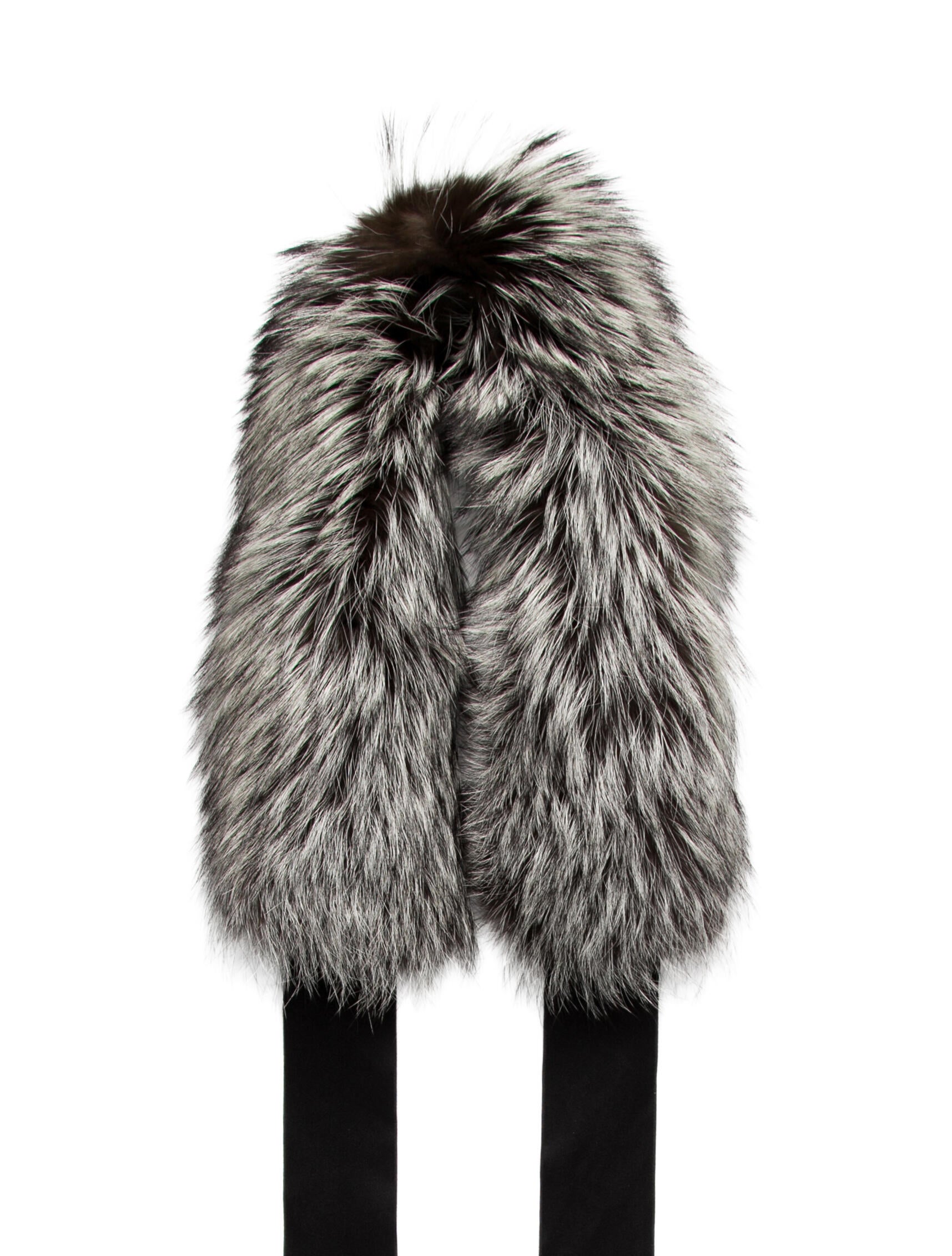 Alexis Mabille Faux Fur Animal Print Scarf