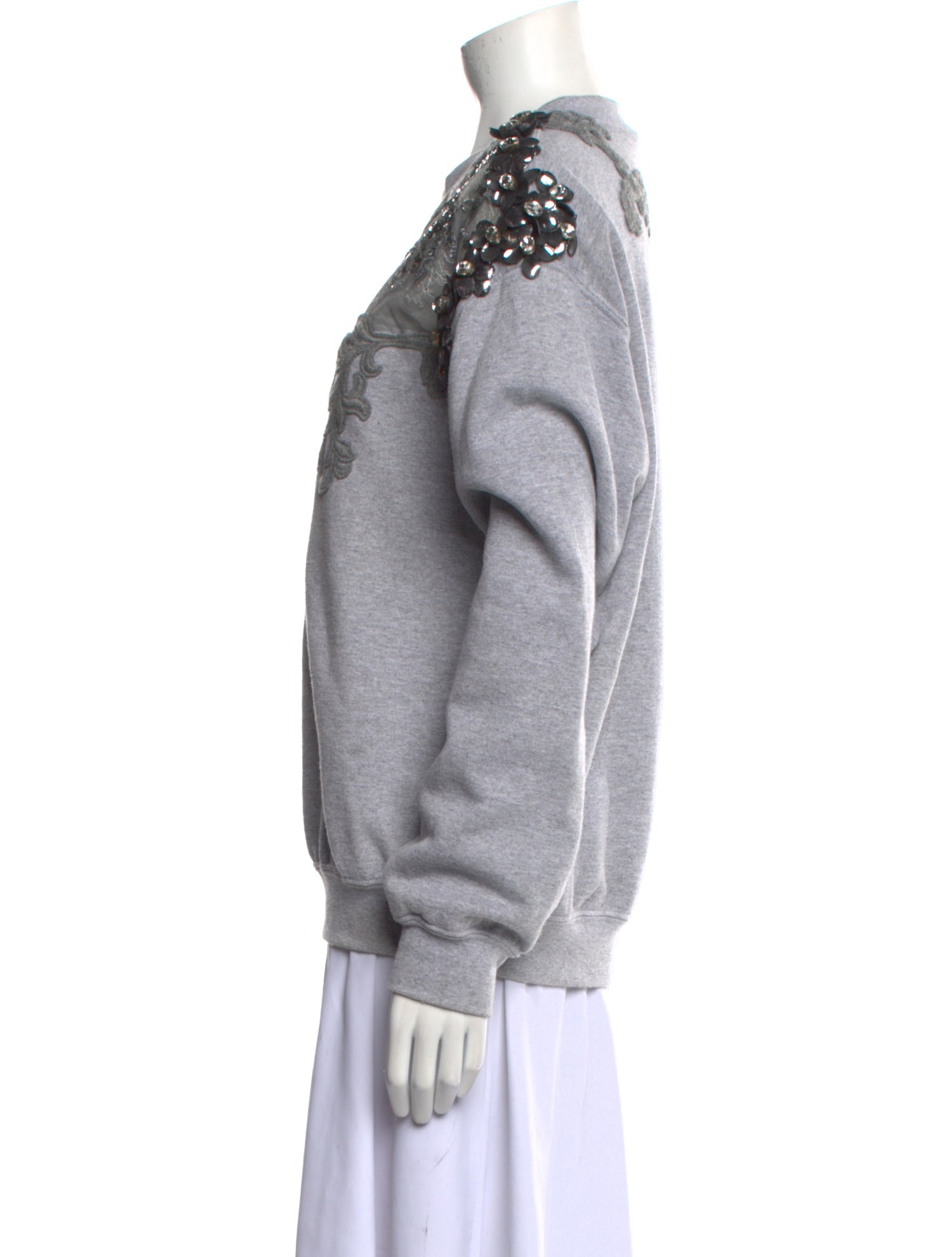 Alexis Mabille Crew Neck Long Sleeve Sweatshirt
