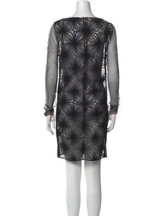 Alexis Mabille Bateau Neckline Mini Dress