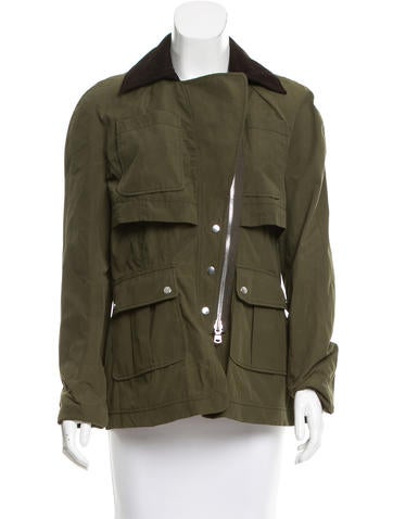 Altuzarra Corduroy-Trimmed Military Jacket