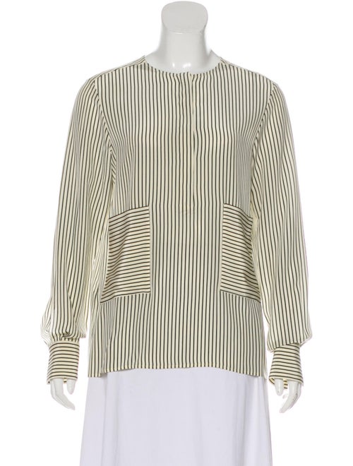 Altuzarra Silk Striped Blouse