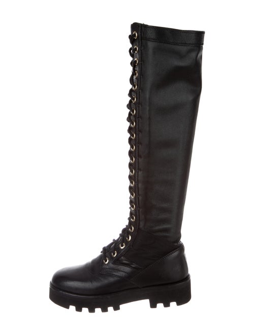 Altuzarra Leather Combat Boots Black