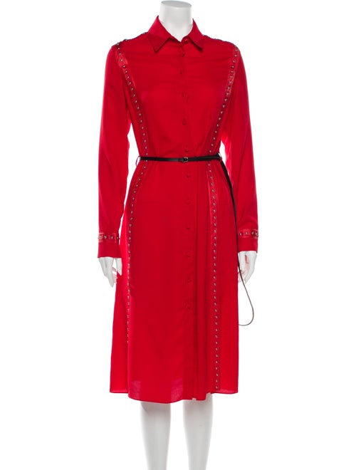 Altuzarra Midi Length Dress Red