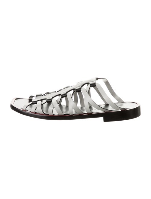 Altuzarra Leather Slides Black