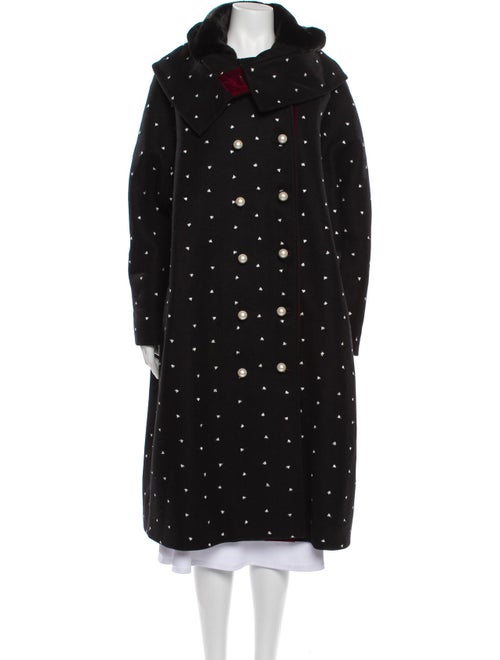 Altuzarra Printed Coat Black