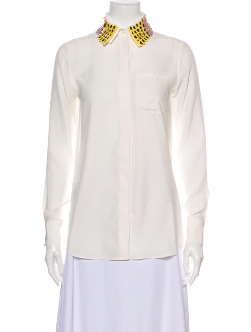 Altuzarra Long Sleeve Button-Up Top