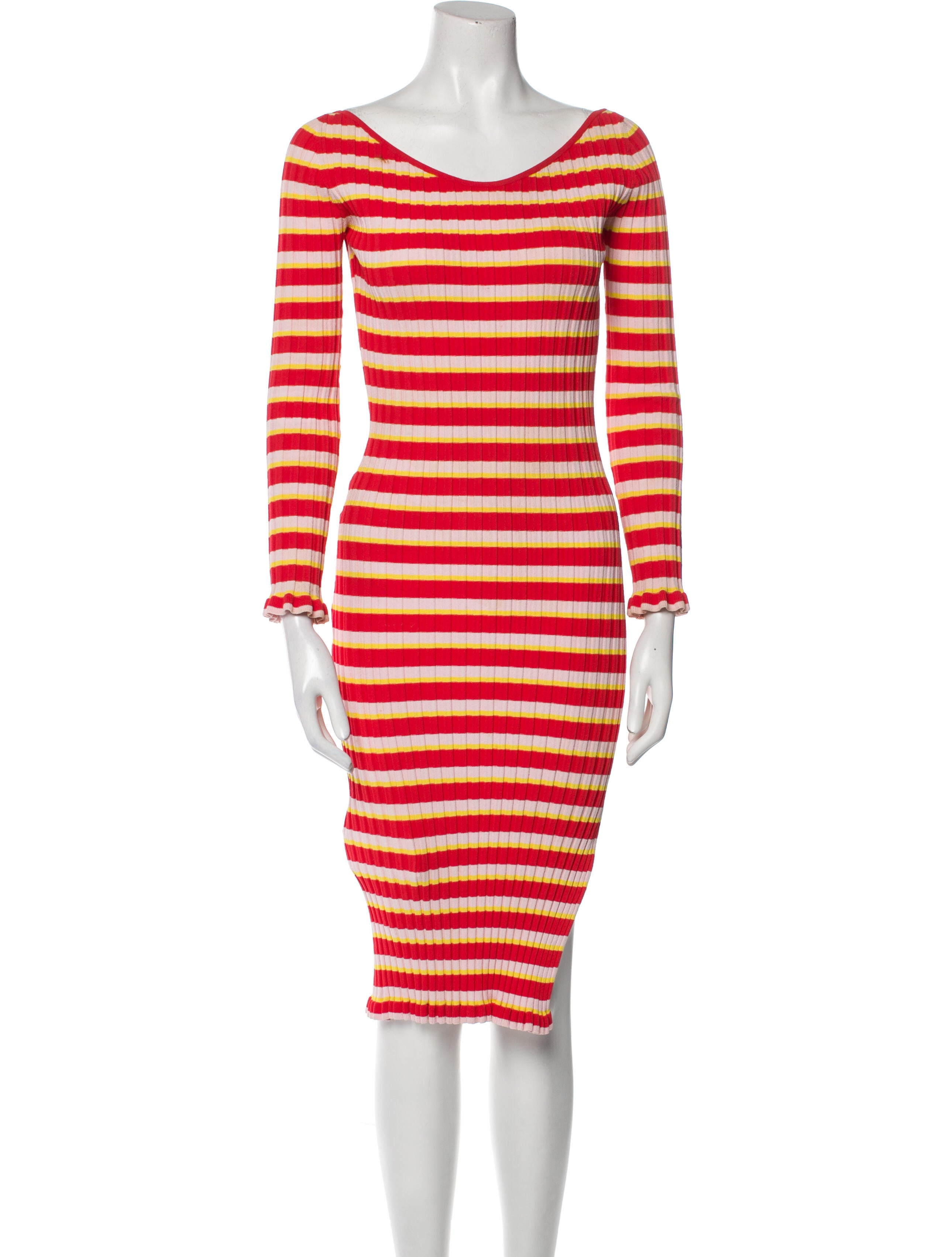 Altuzarra Striped Knee-Length Dress