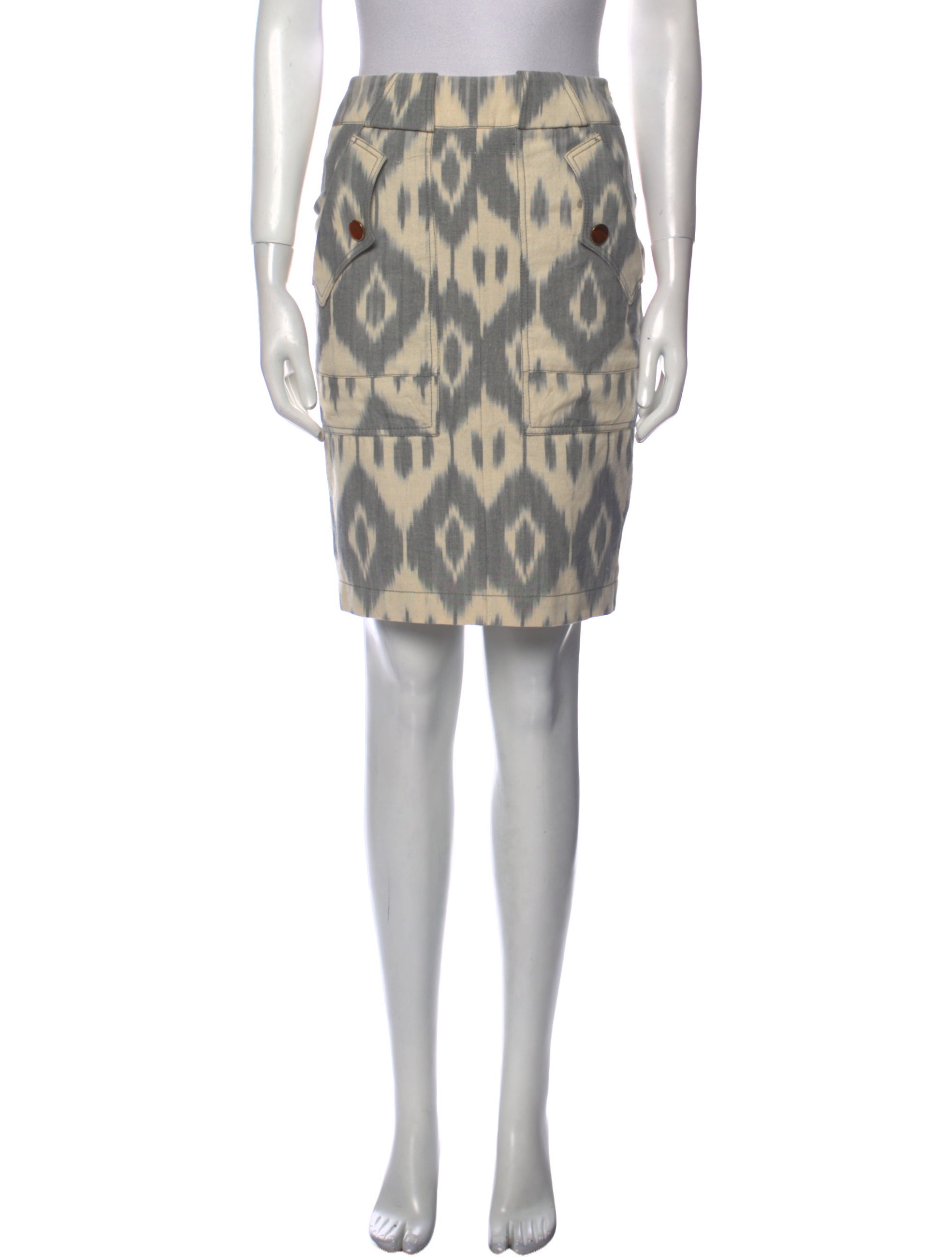 Altuzarra Animal Print Knee-Length Skirt