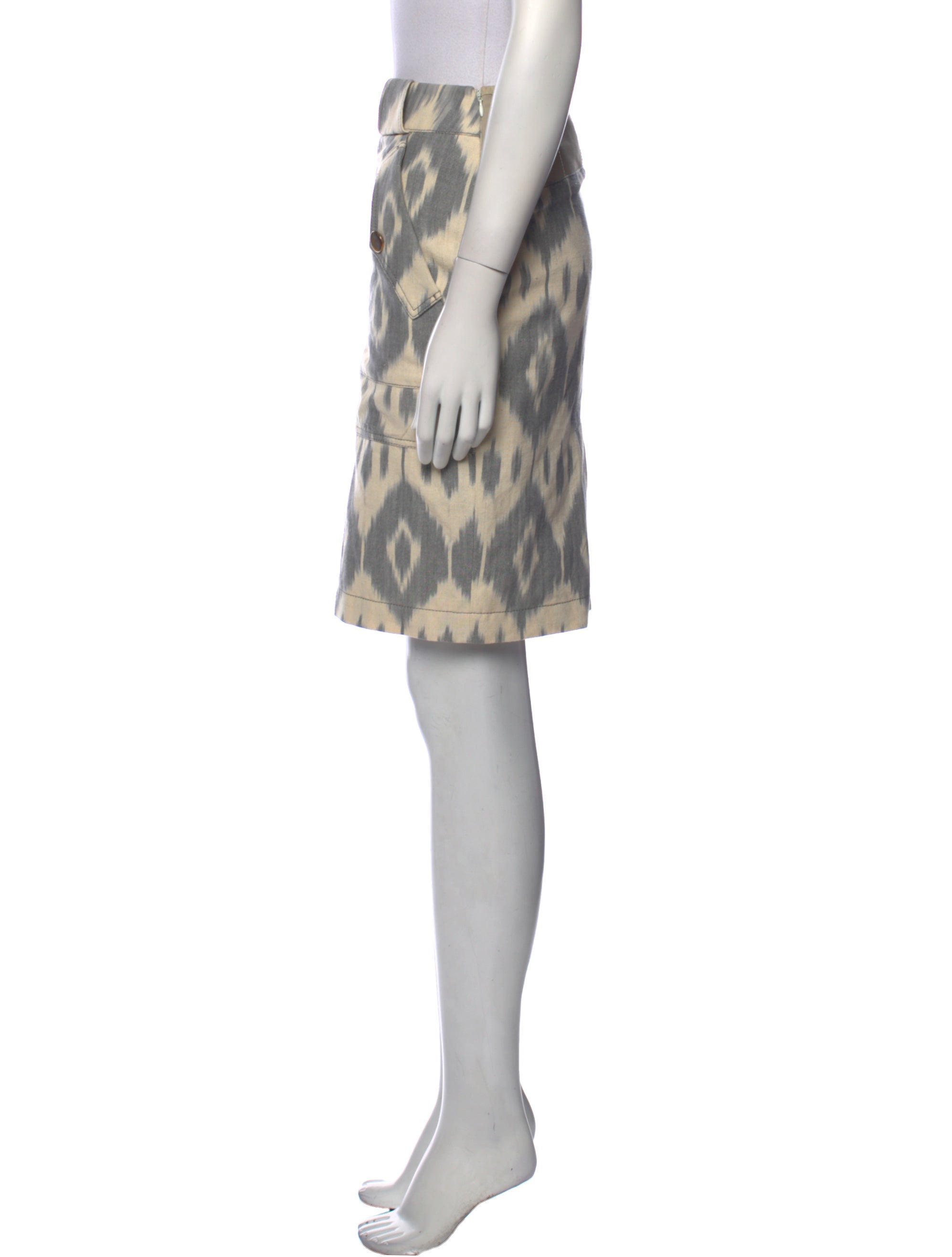 Altuzarra Animal Print Knee-Length Skirt