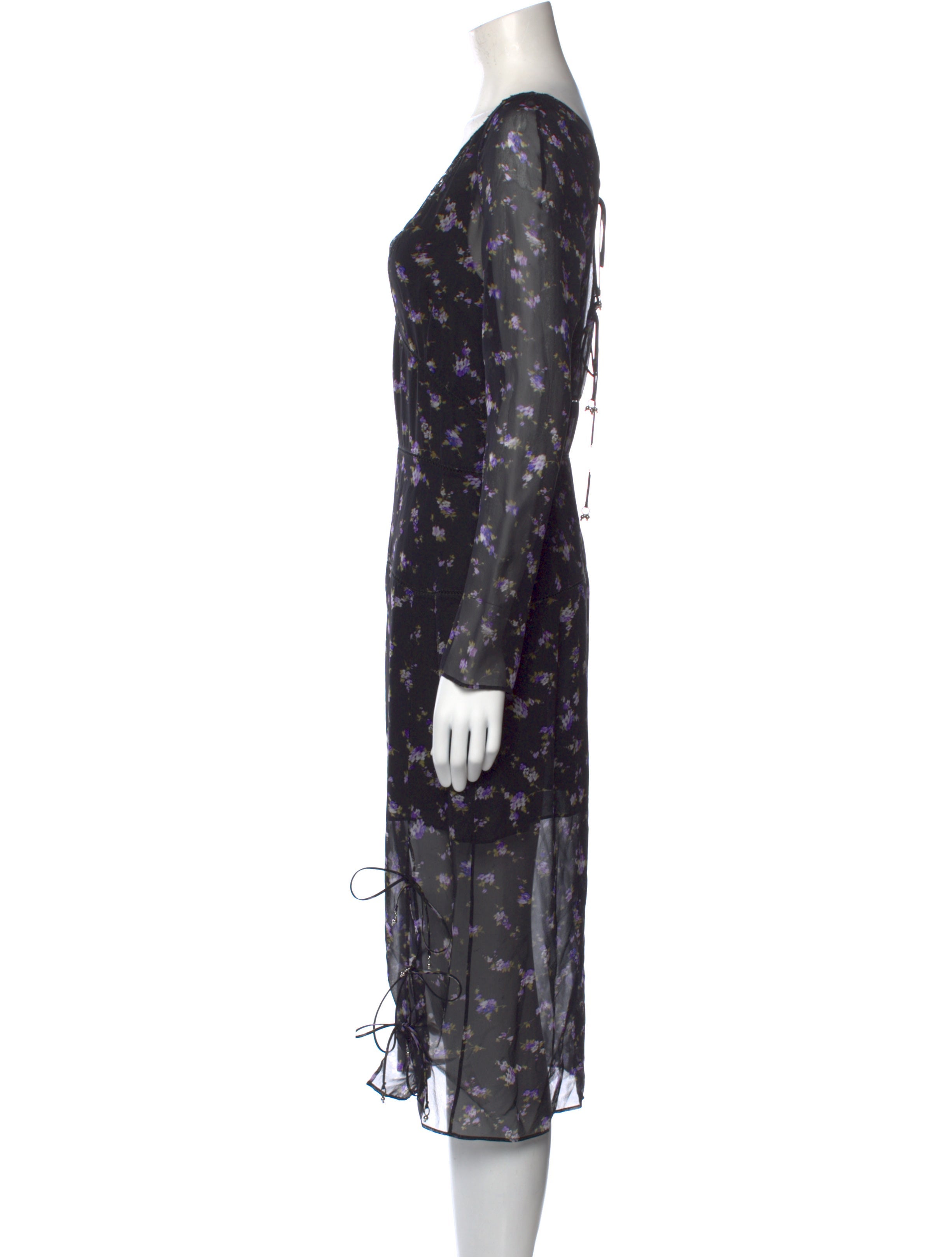 Altuzarra Silk Midi Length Dress