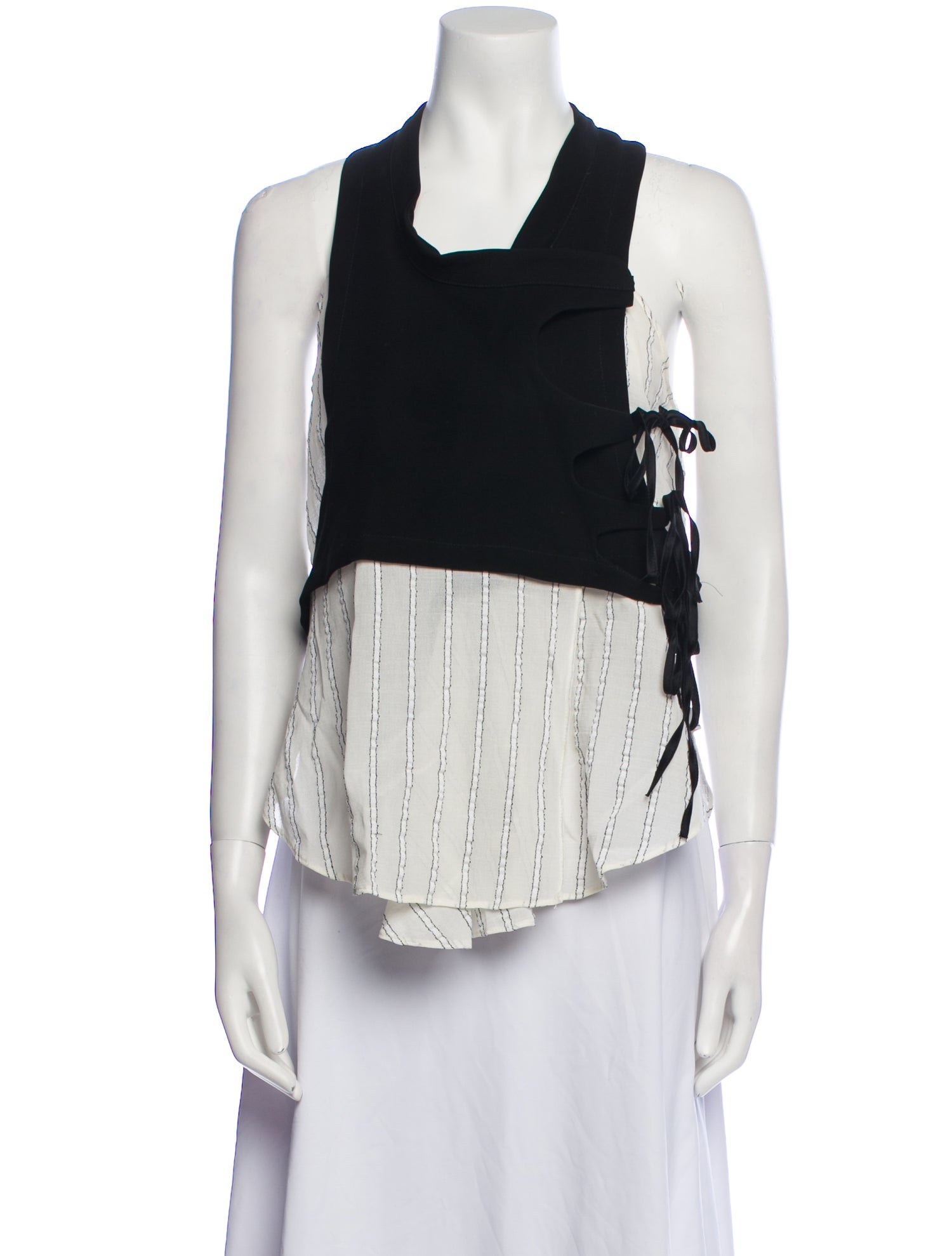 Altuzarra Square Neckline Sleeveless Top
