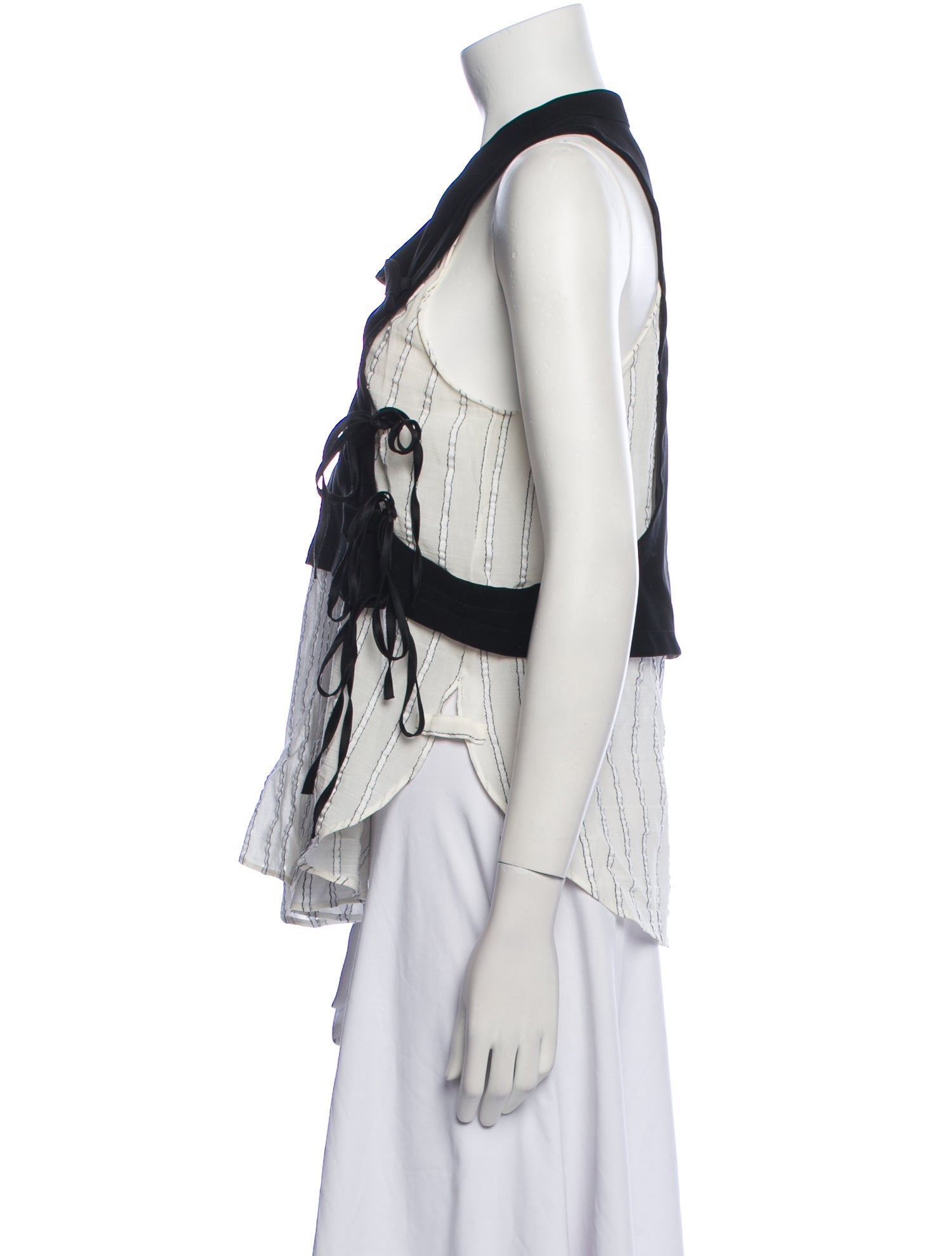 Altuzarra Square Neckline Sleeveless Top