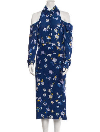 Altuzarra Silk Midi Length Dress