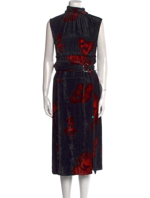 Altuzarra Printed Midi Length Dress