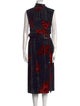 Altuzarra Printed Midi Length Dress