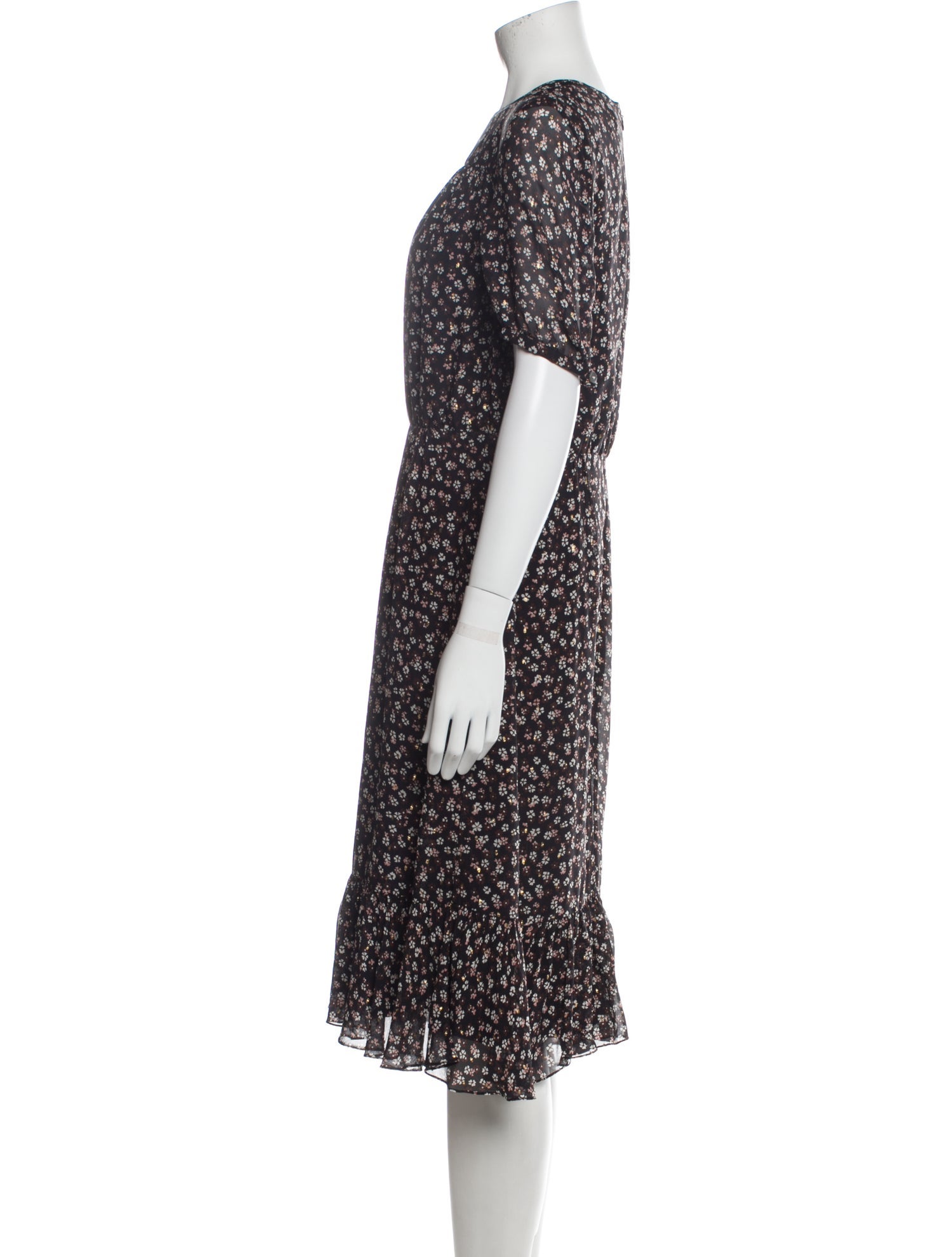 Altuzarra Silk Midi Length Dress