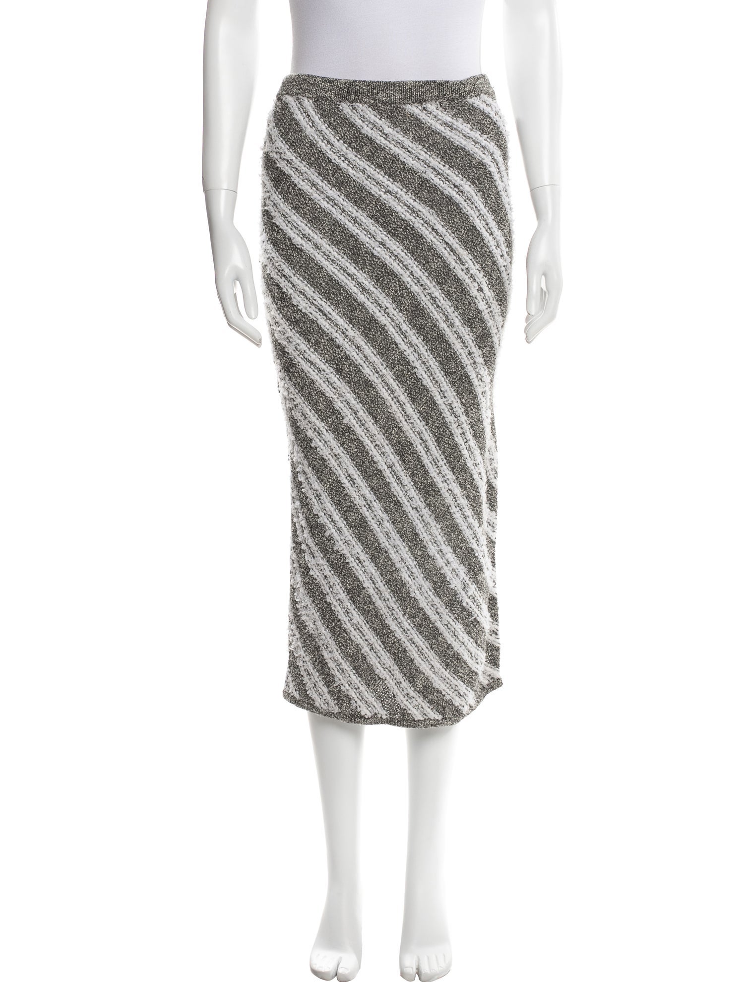 Altuzarra Striped Midi Length Skirt