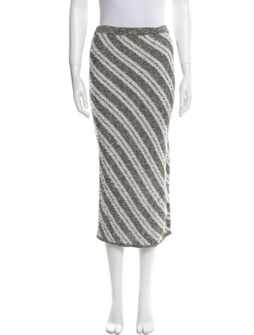 Altuzarra Skirts Striped Midi Length Skirt XS