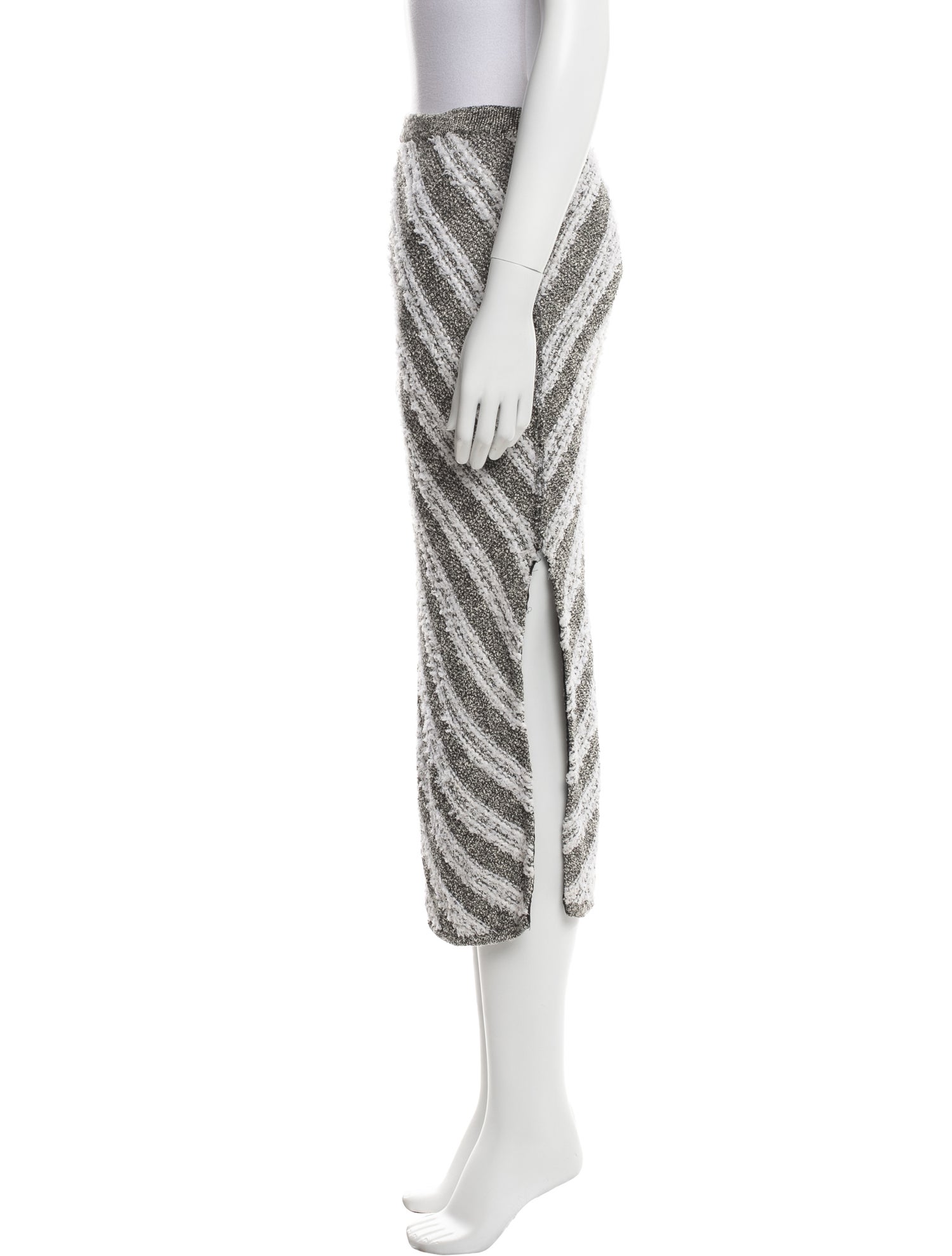 Altuzarra Striped Midi Length Skirt