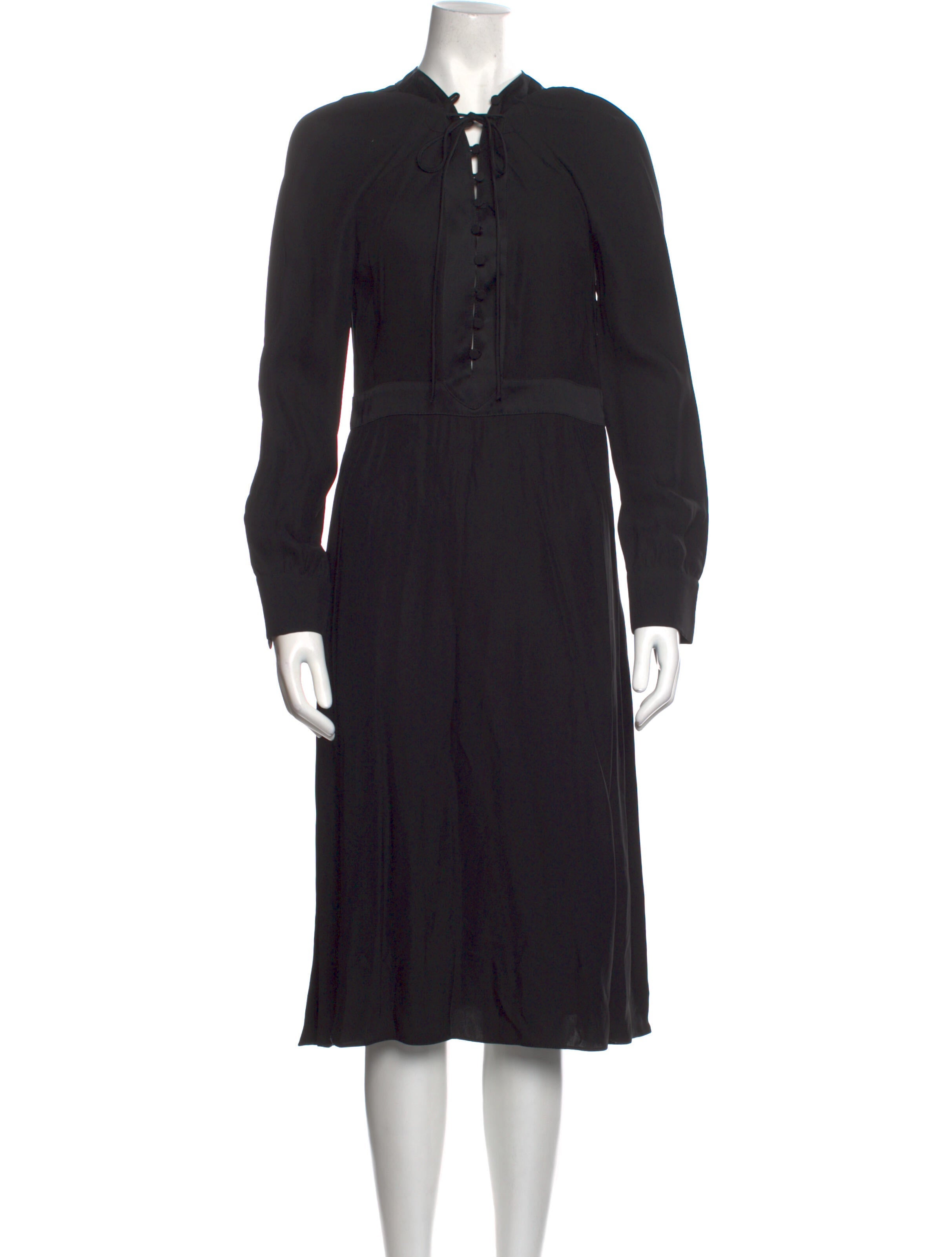 Altuzarra Mock Neck Midi Length Dress