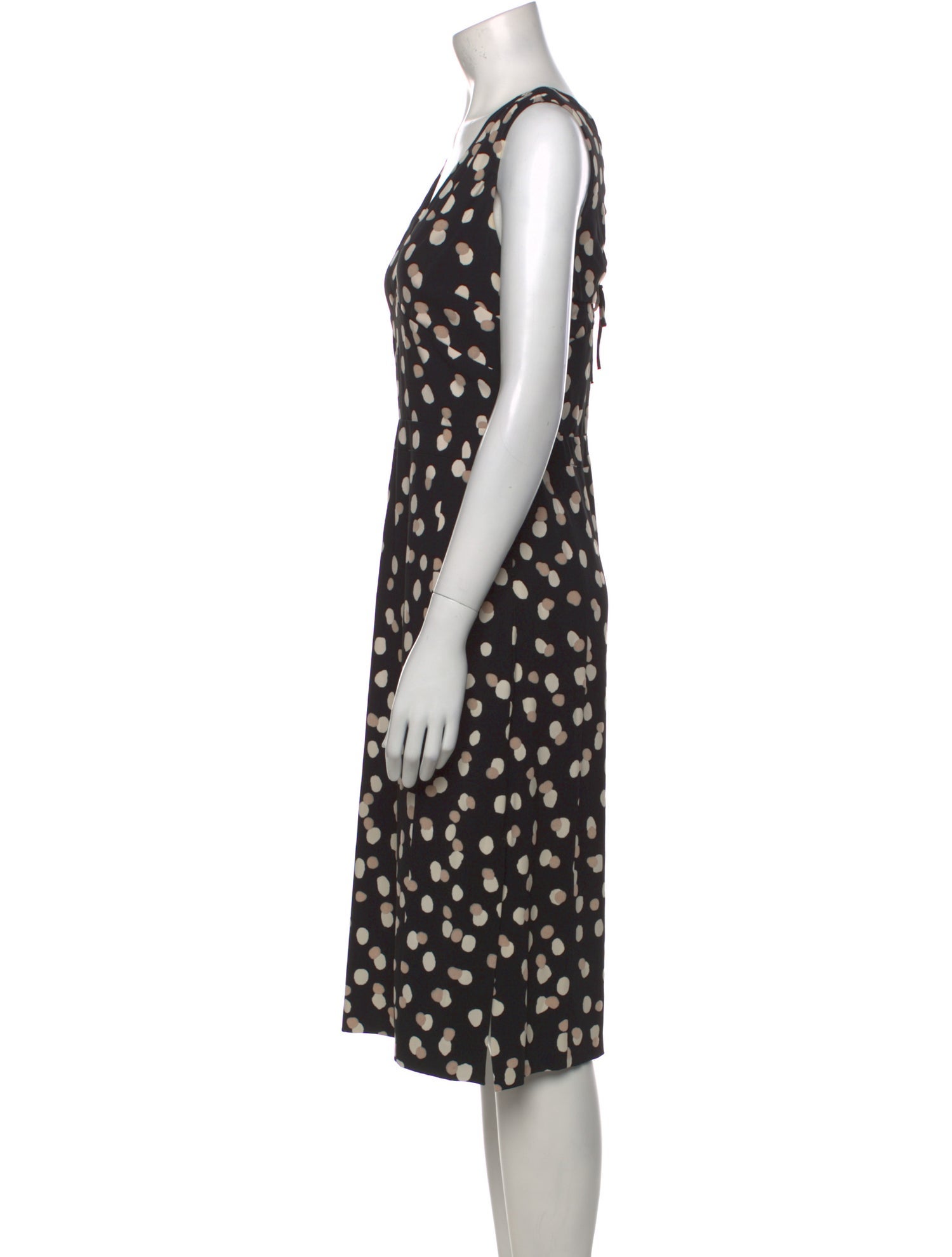Altuzarra Polka Dot Print Midi Length Dress