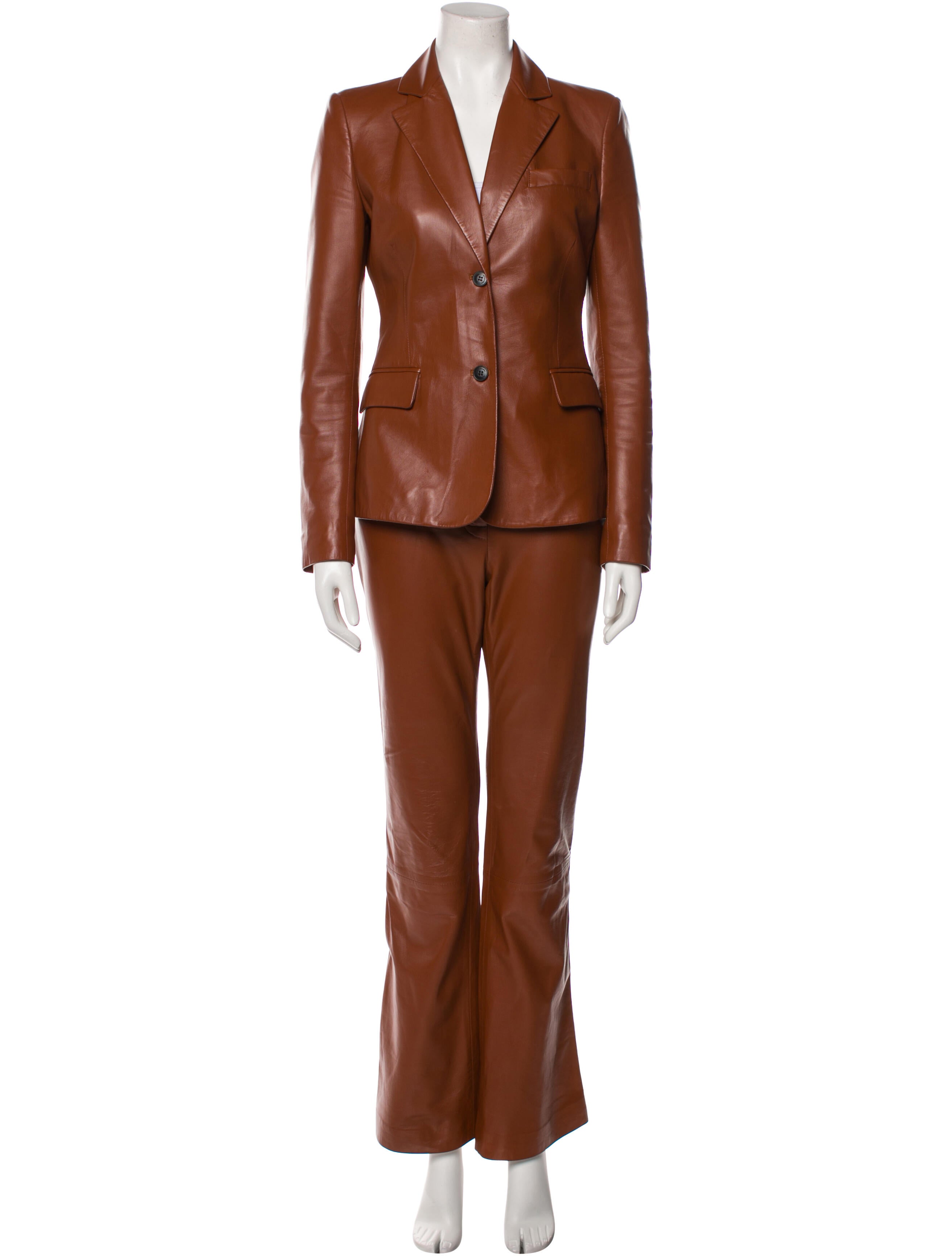 Altuzarra Leather Pantsuit