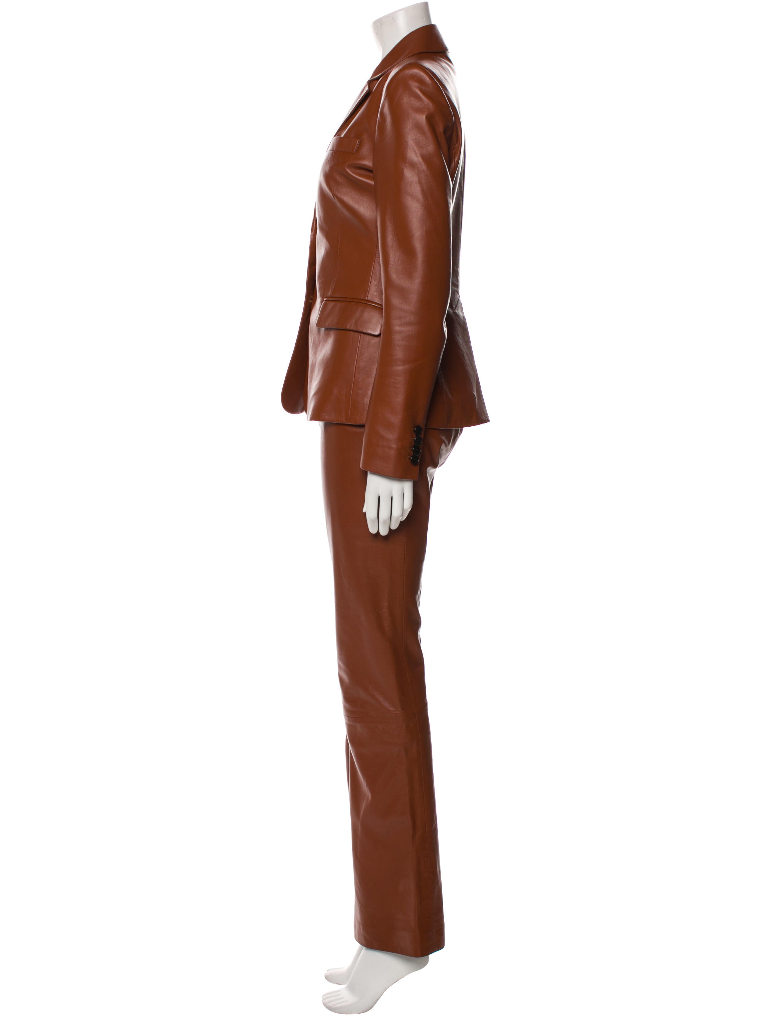 Altuzarra Leather Pantsuit