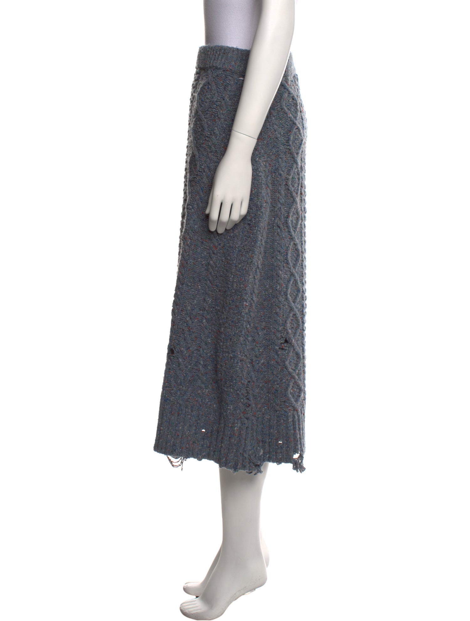 Altuzarra Merino Wool Midi Length Skirt