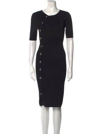 Altuzarra Crew Neck Midi Length Dress