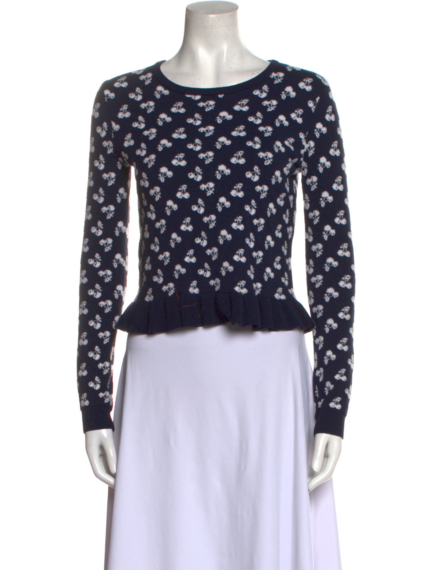 Altuzarra Printed Crew Neck Sweater