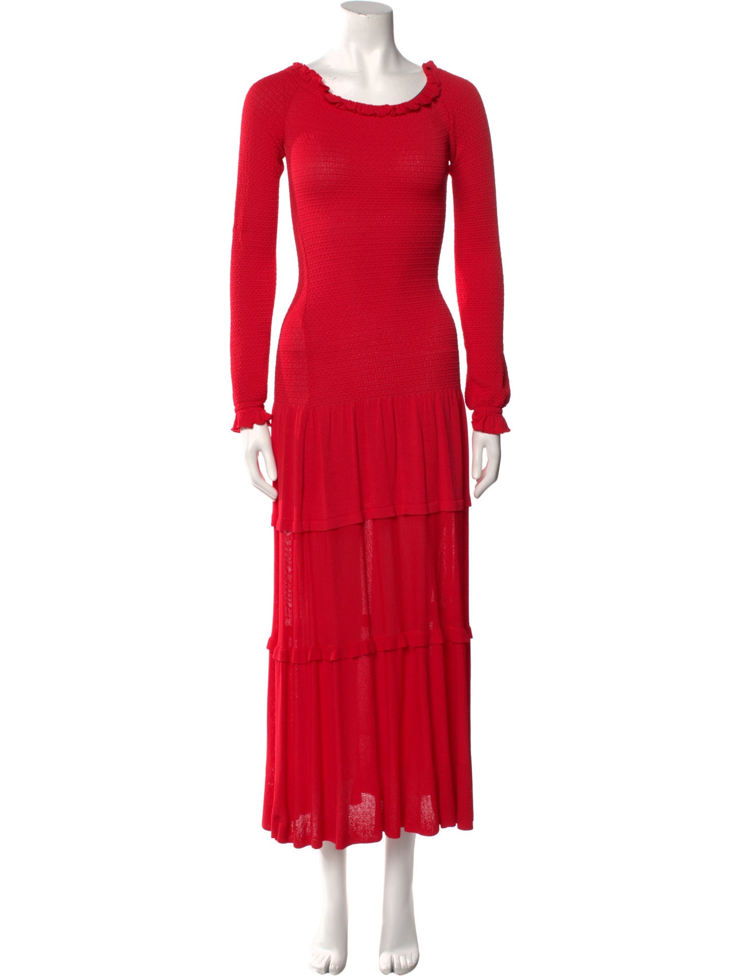 Altuzarra Crew Neck Long Dress