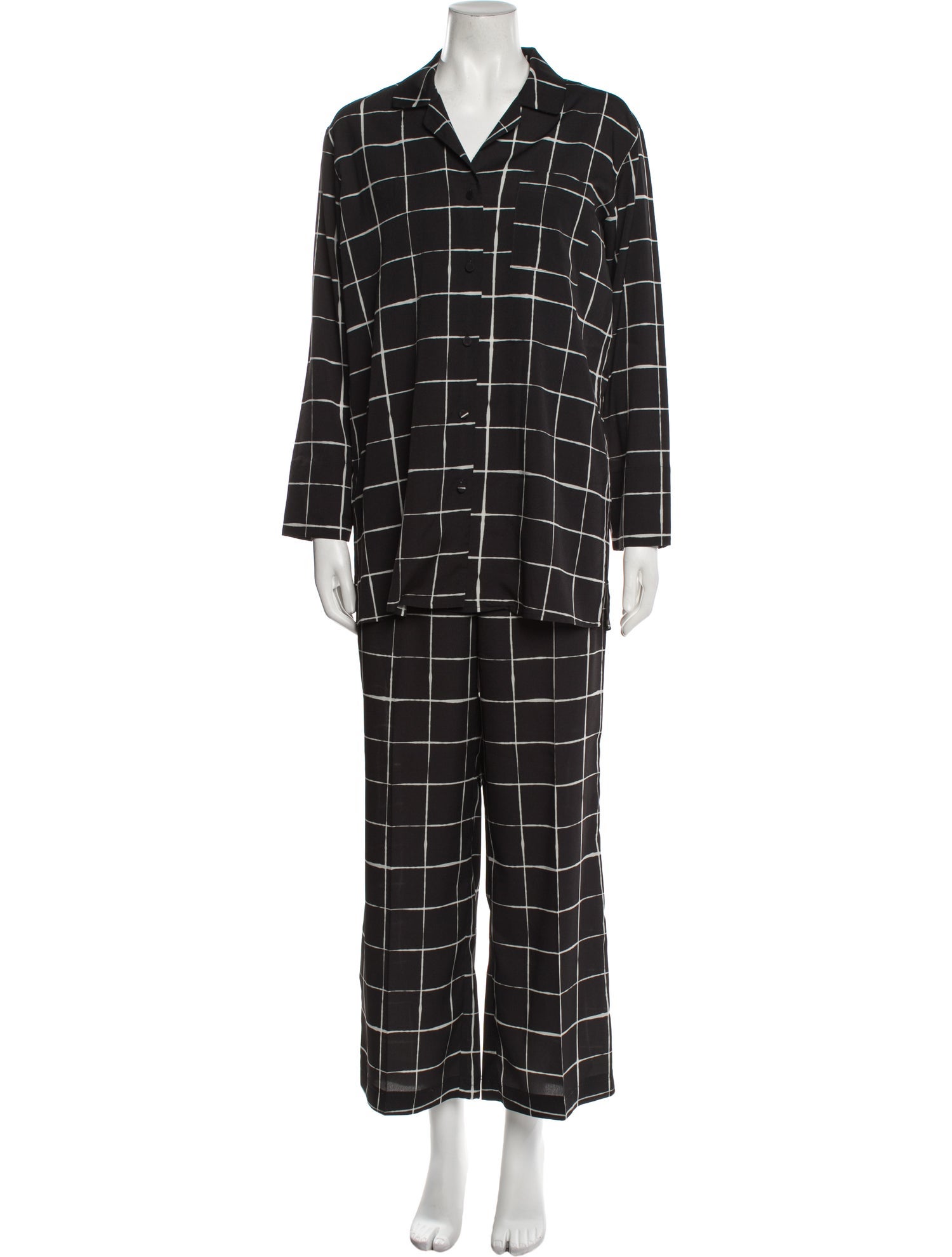 Altuzarra Plaid Print Pant Set