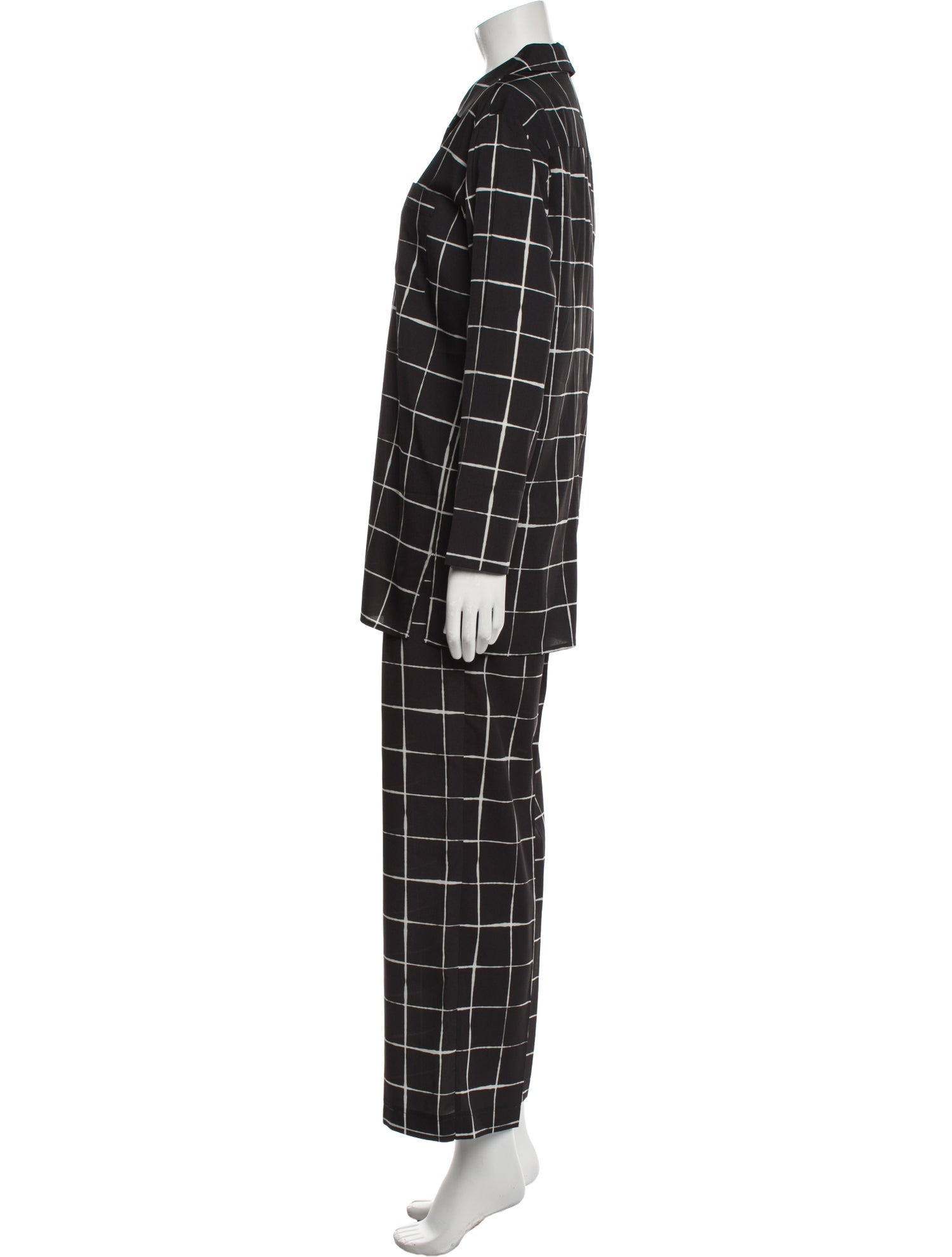 Altuzarra Plaid Print Pant Set