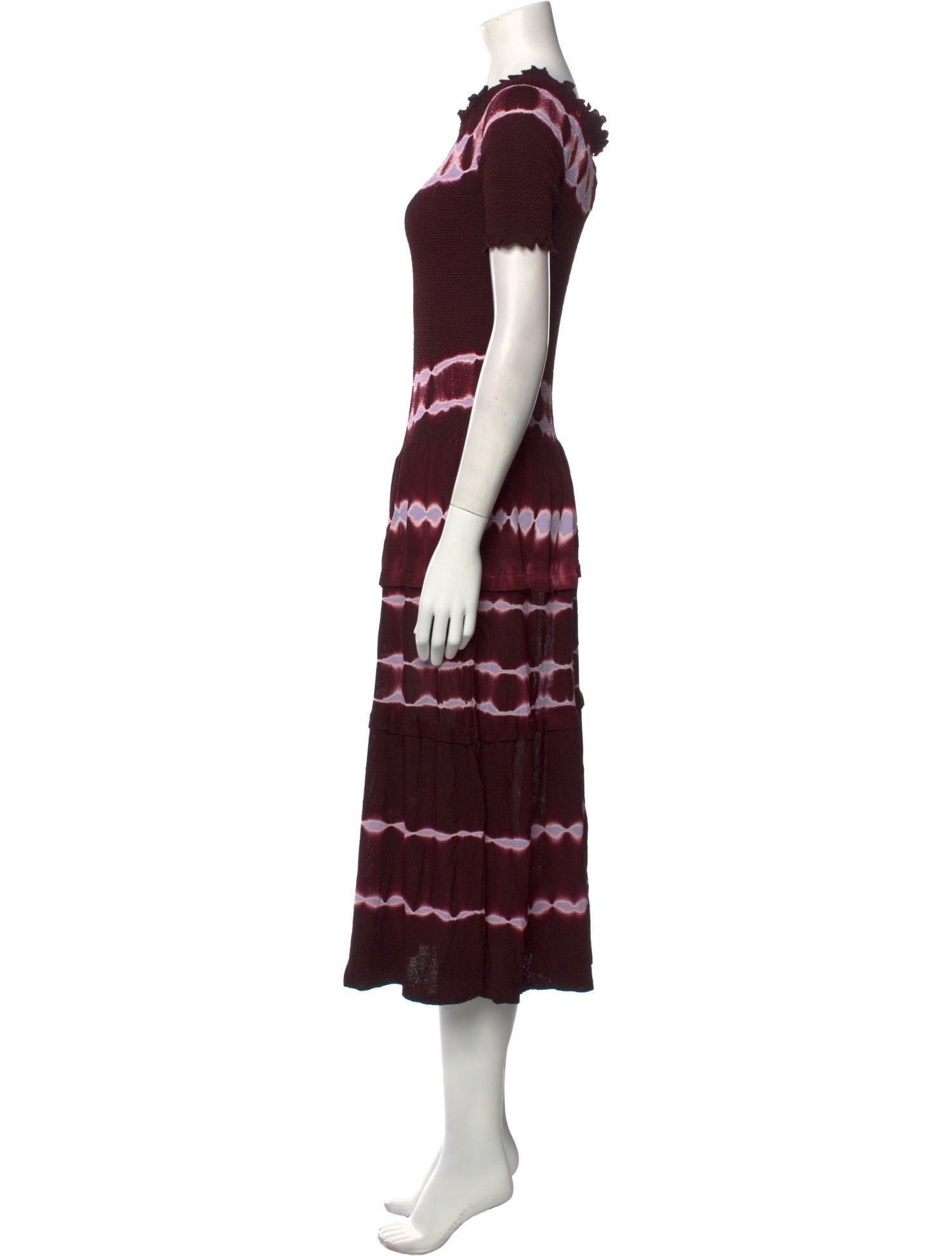Altuzarra Tie-Dye Print Midi Length Dress w/ Tags