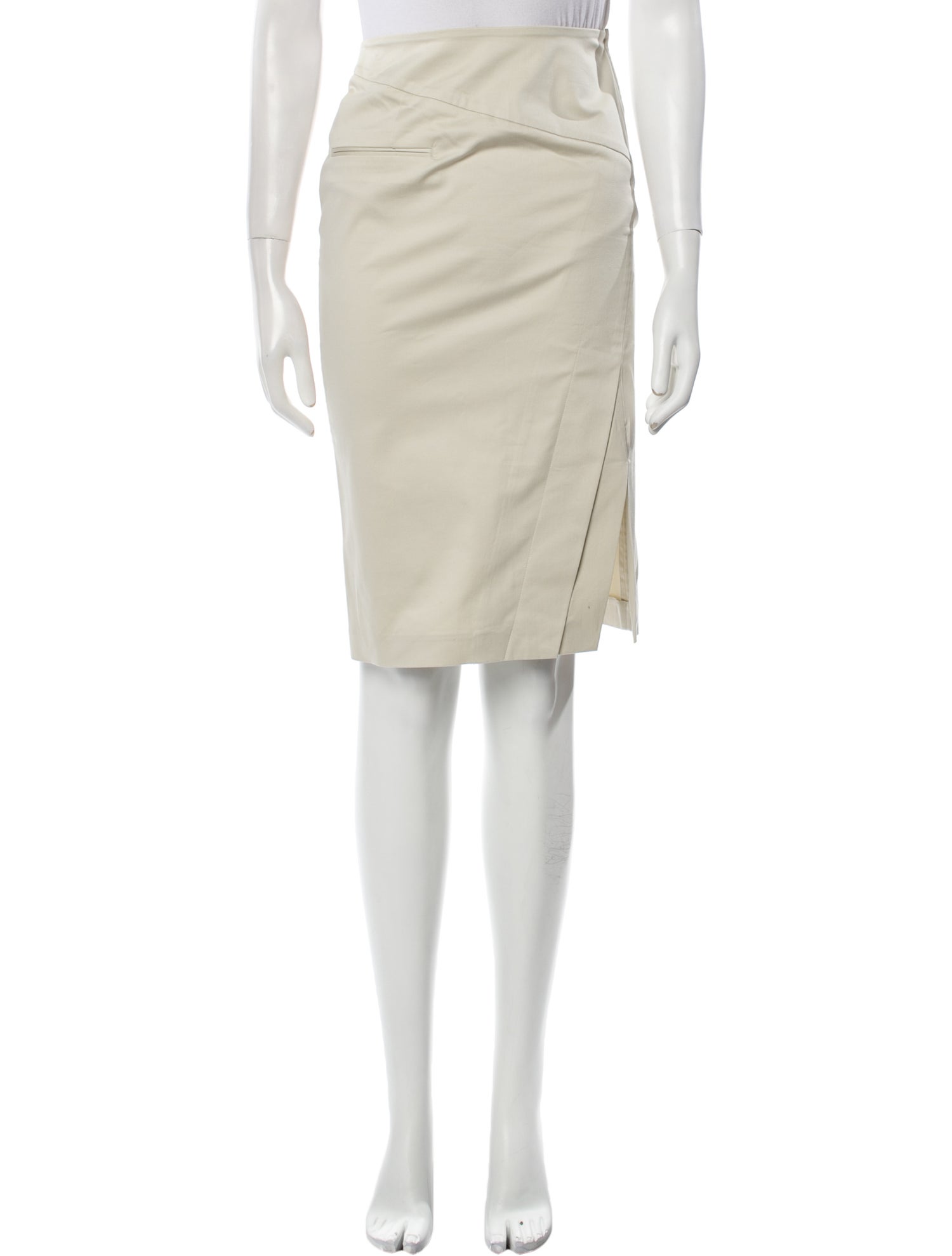 Altuzarra Pleated Accents Knee-Length Skirt