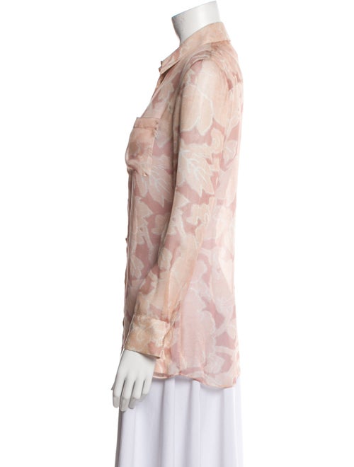 Altuzarra Silk Printed Button-Up Top