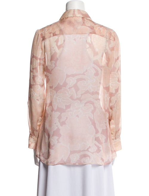 Altuzarra Silk Printed Button-Up Top