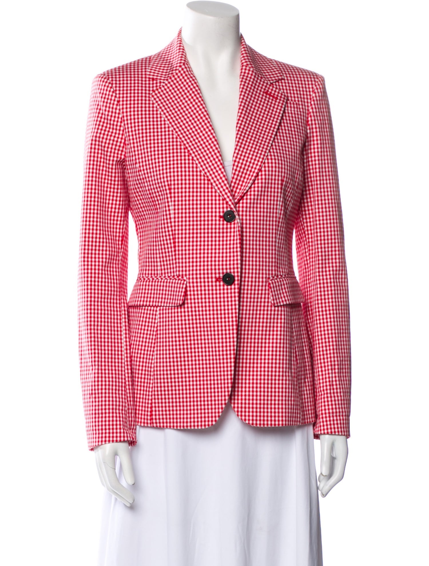 Altuzarra Plaid Print Blazer