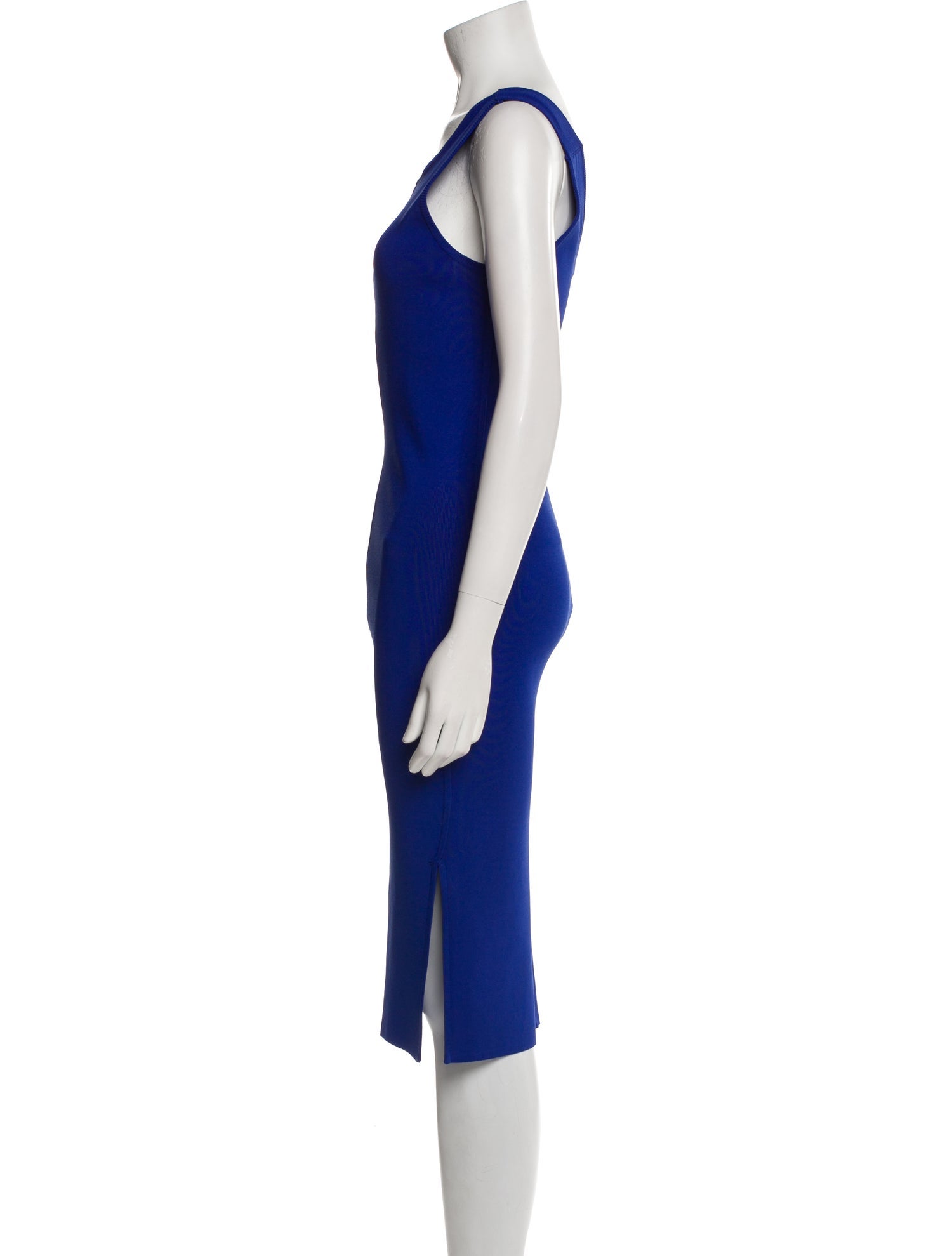 Altuzarra Scoop Neck Midi Length Dress