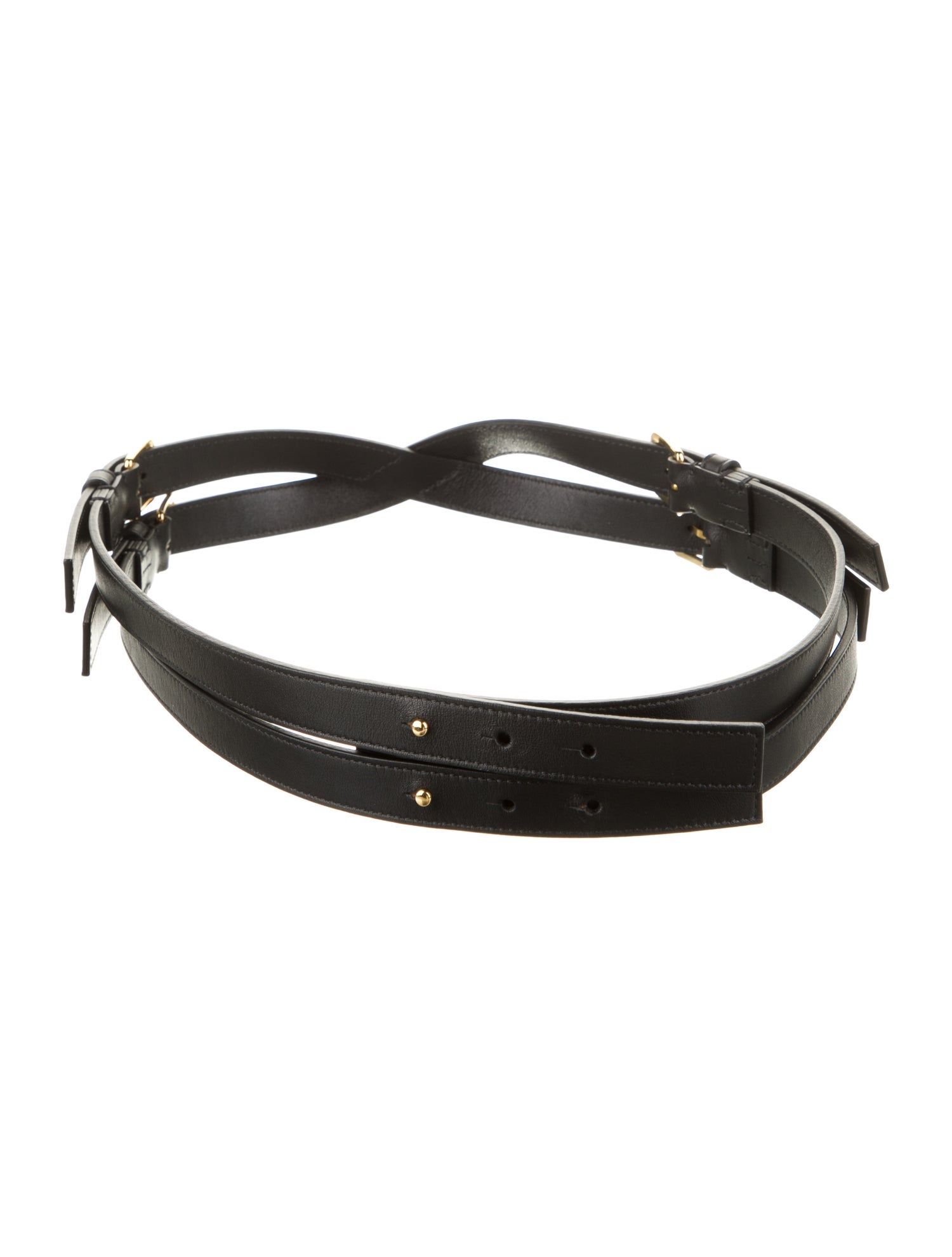 Altuzarra Skinny Leather Waist Belt