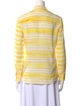 Altuzarra Silk Striped Button-Up Top