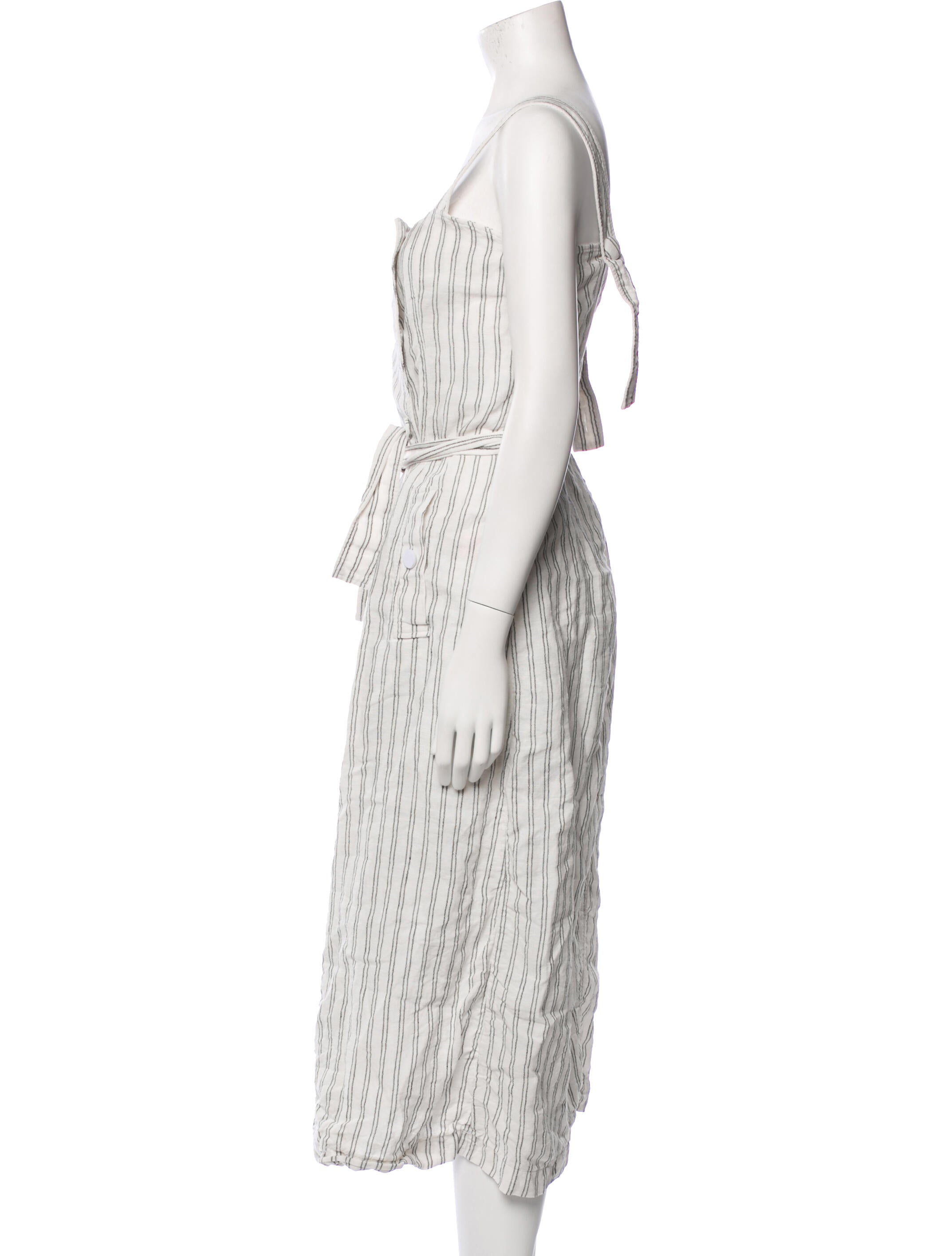 Altuzarra Linen Midi Length Dress