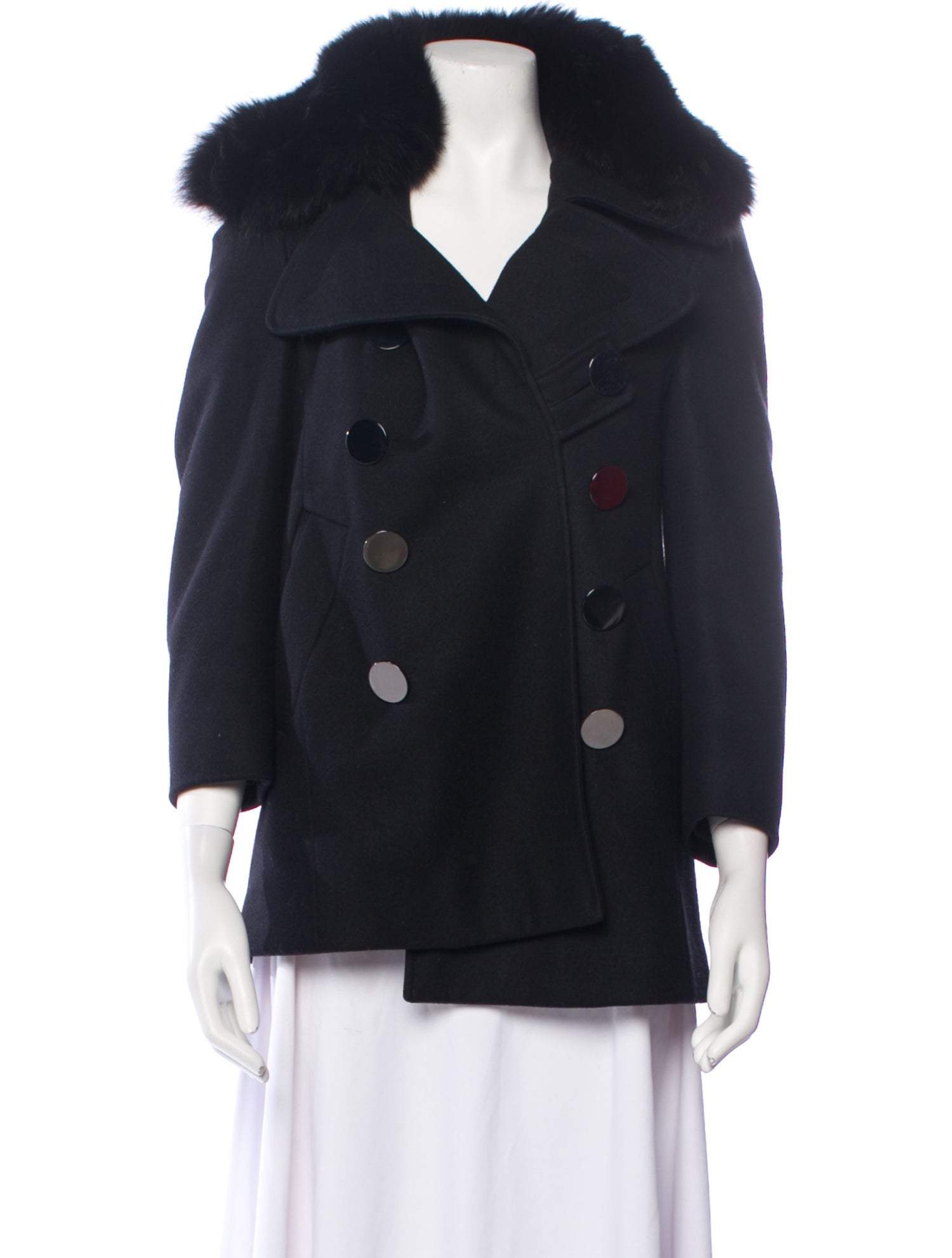 Altuzarra Virgin Wool Fur Coat
