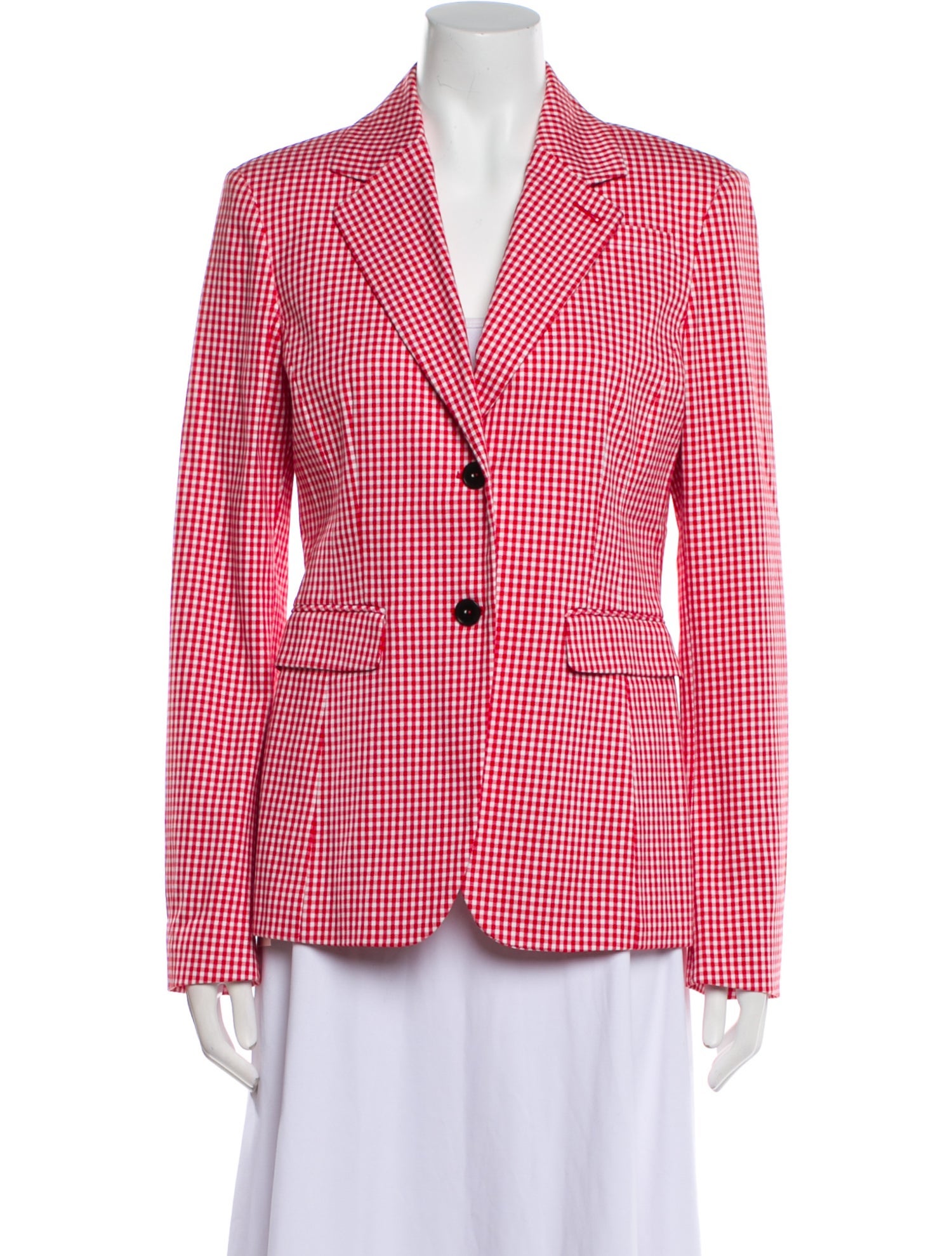 Altuzarra Plaid Print Blazer
