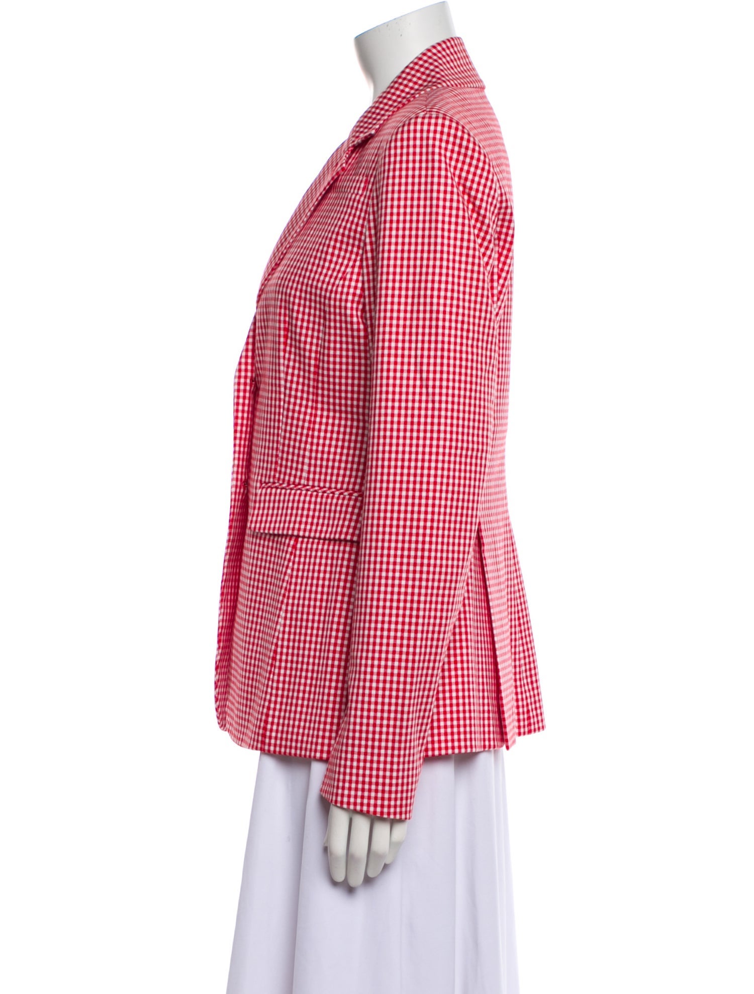 Altuzarra Plaid Print Blazer