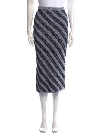 Altuzarra Striped Midi Length Skirt
