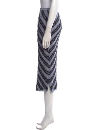 Altuzarra Striped Midi Length Skirt